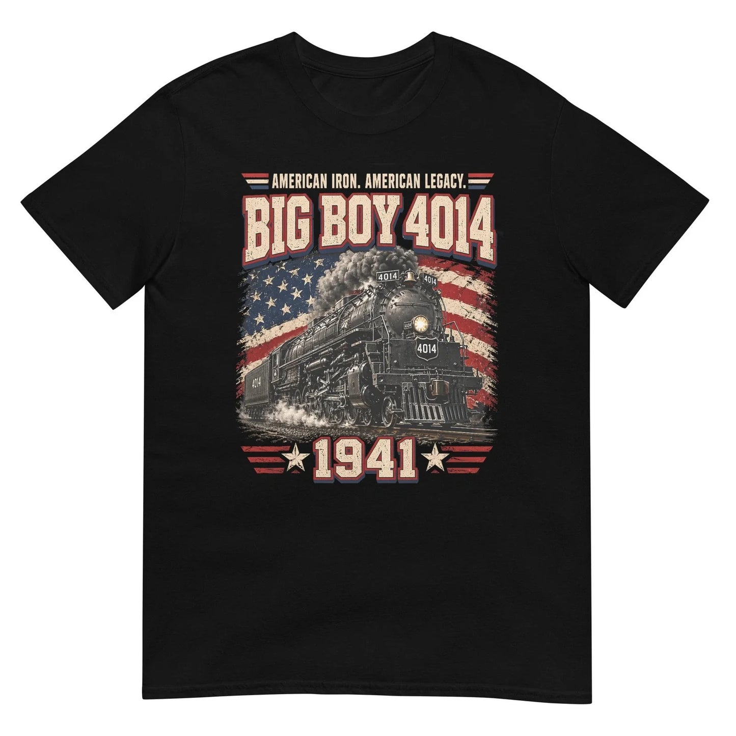 Big Boy 4014 Vintage Steam Locomotive Railroad Train Engine T-Shirt (1) Unisex T-shirt, Sweatshirt, Hoodie, Long Sleeve Tee - T-Shirt, Sweatshirt, Hoodie