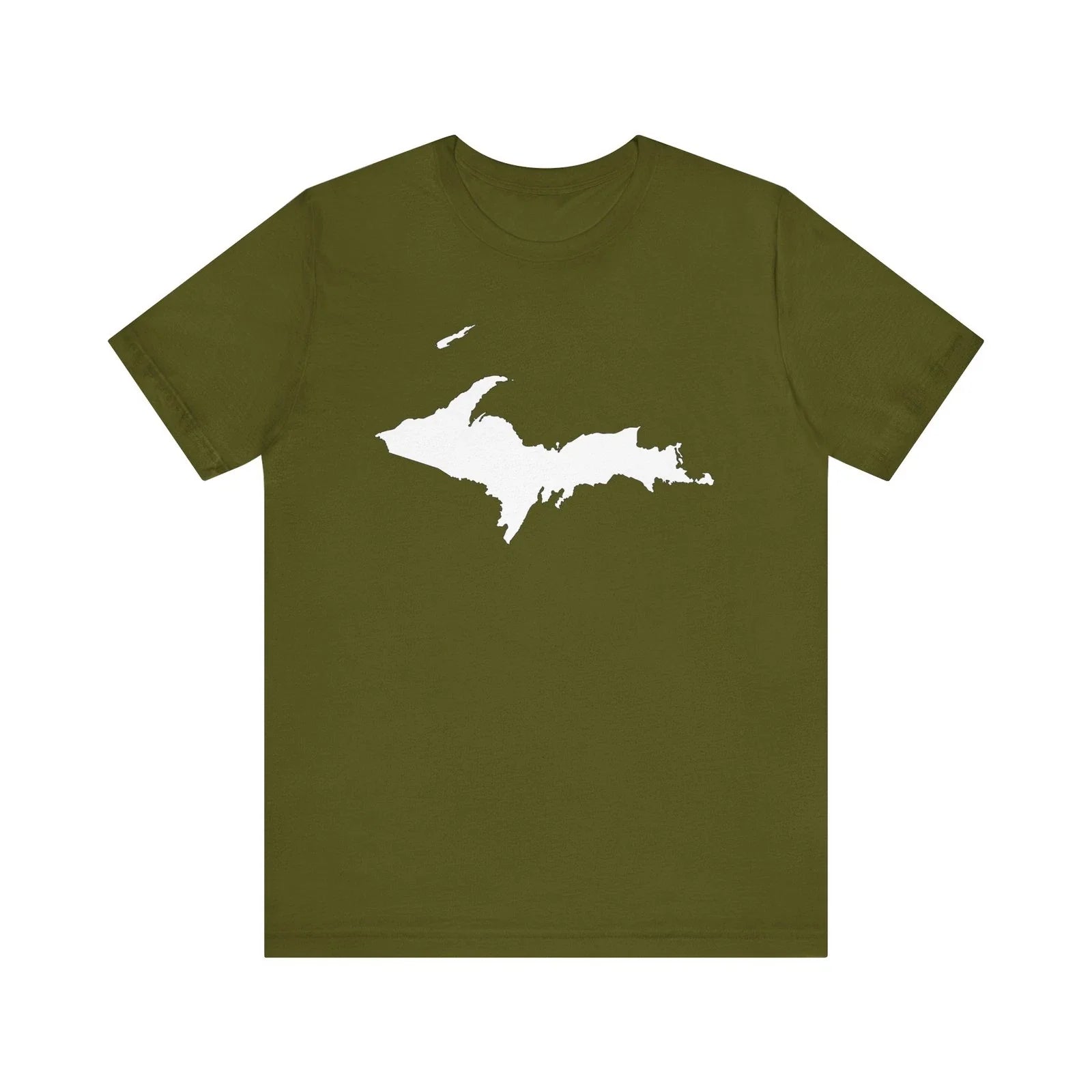 Unisex Jersey Short Sleeve Tee : Upper Peninsula, (White) Unisex T-shirt, Sweatshirt, Hoodie, Long Sleeve Tee - T-Shirt, Sweatshirt, Hoodie