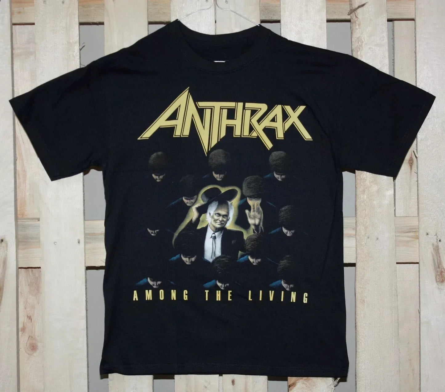 ANTHRAX AMONG THE LIVING T-SHIRT  TARIFFS INCLUDED Unisex T-shirt, Sweatshirt, Hoodie, Long Sleeve Tee - T-Shirt, Sweatshirt, Hoodie