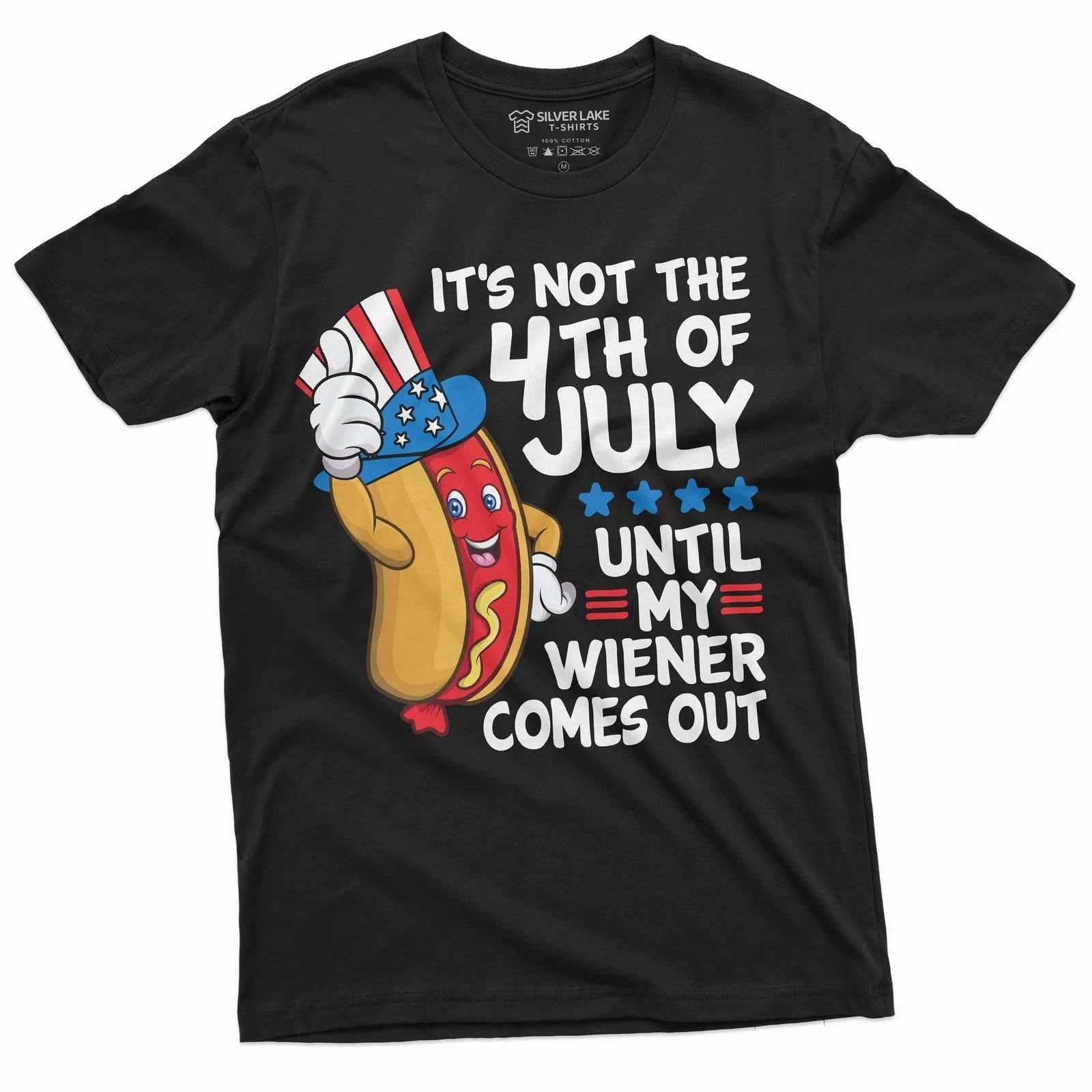 4th of July Funny Wiener T-shirt Partying Grilling Fourth Humor Gift Shirt Unisex T-shirt, Sweatshirt, Hoodie, Long Sleeve Tee - T-Shirt, Sweatshirt, Hoodie