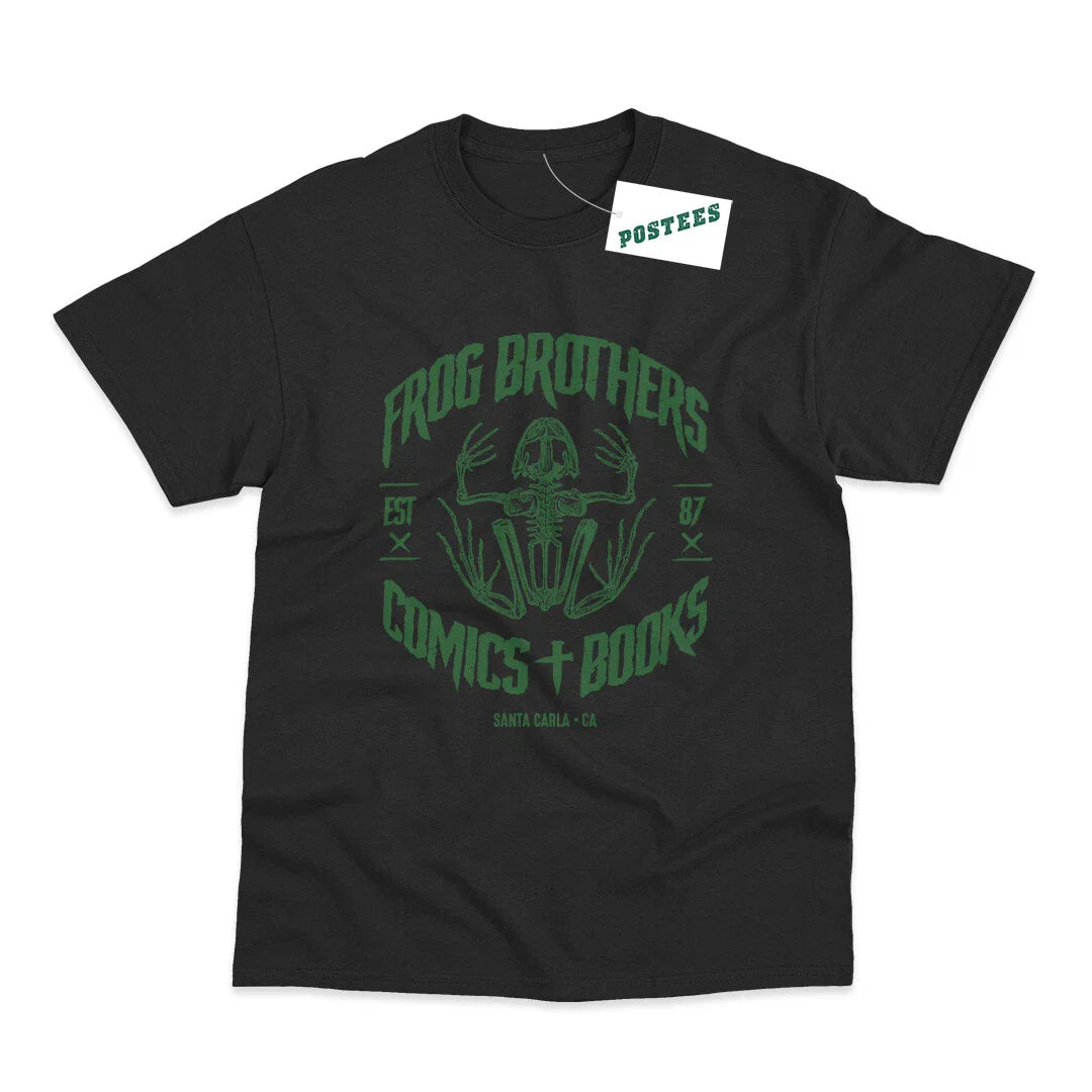 Frog Brothers Comics & Books Inspired By The Lost Boys Printed T-Shirt Unisex T-shirt, Sweatshirt, Hoodie, Long Sleeve Tee - T-Shirt, Sweatshirt, Hoodie