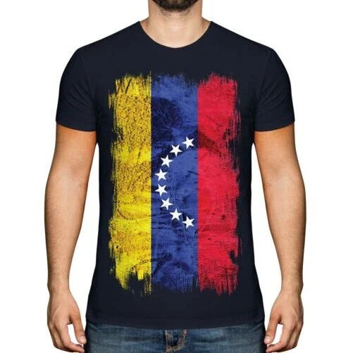 Venezuela Flag Grunge Mens T-Shirt Venezuelan T-Shirt Unisex T-shirt, Sweatshirt, Hoodie, Long Sleeve Tee - T-Shirt, Sweatshirt, Hoodie