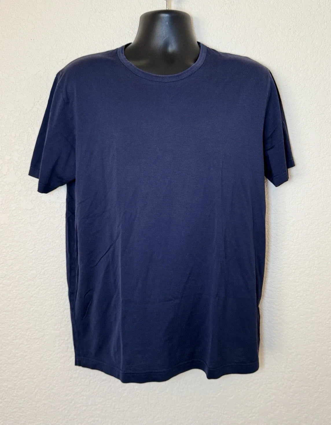 Sunspel Mens Classic Crewneck Tee L Navy 100% Cotton Made UK Quiet Luxury Capsul Unisex T-shirt, Sweatshirt, Hoodie, Long Sleeve Tee - T-Shirt, Sweatshirt, Hoodie