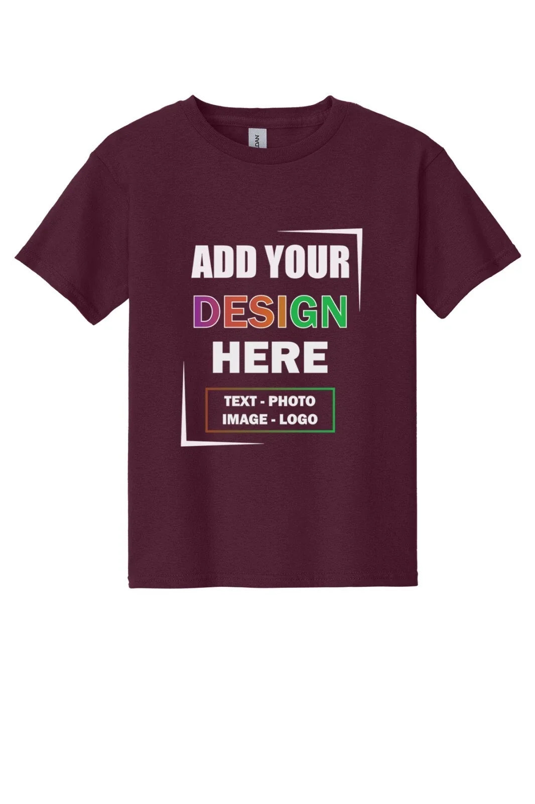 Personalized Custom Gildan Youth Heavy Cotton Kid's T-Shirt USA Gift Tee Unisex T-shirt, Sweatshirt, Hoodie, Long Sleeve Tee - T-Shirt, Sweatshirt, Hoodie