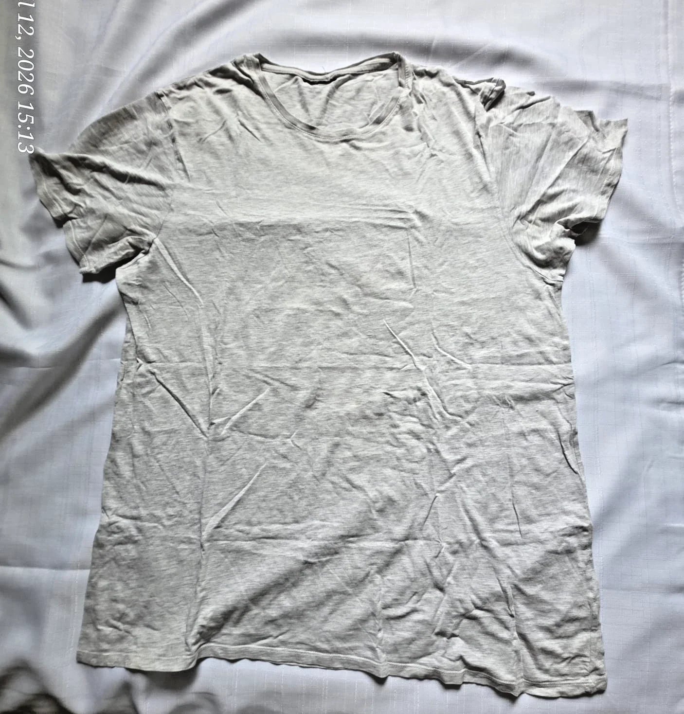 Mens White T-Shirt Size L Basic Casual Crew Neck Short Sleeve Tee Minimalist Unisex T-shirt, Sweatshirt, Hoodie, Long Sleeve Tee - T-Shirt, Sweatshirt, Hoodie