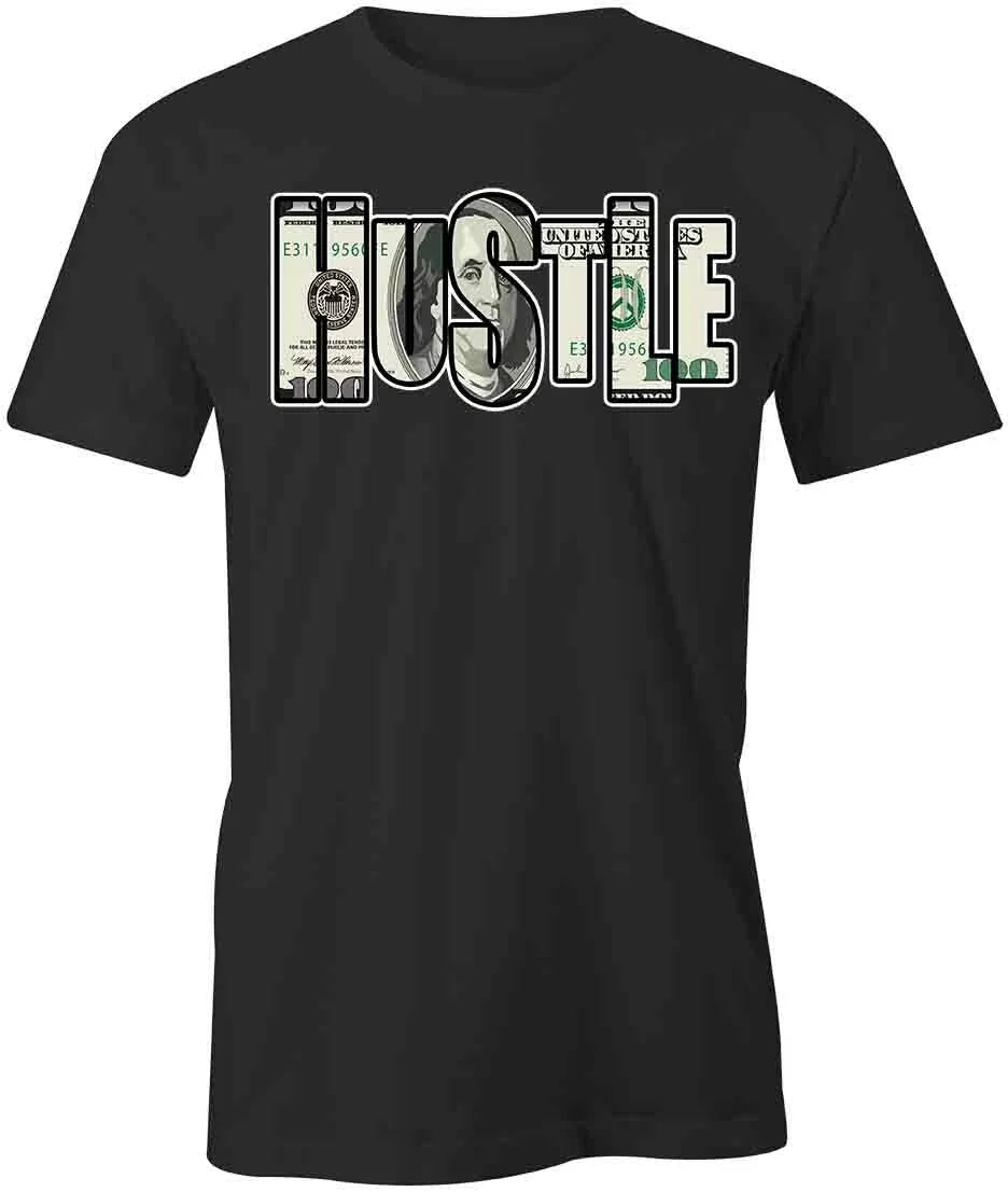 HUSTLE T-SHIRT TShirt Tee Short-Sleeved Cotton CLOTHING MONEY S1BCA626 Unisex T-shirt, Sweatshirt, Hoodie, Long Sleeve Tee - T-Shirt, Sweatshirt, Hoodie