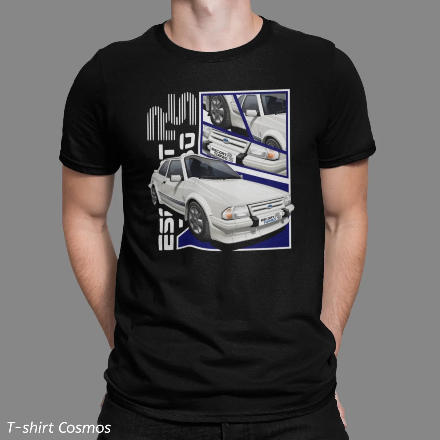 Retro Ford Rsturbo Ford Car T-shirt, classic car, Dads gift, old school Unisex T-shirt, Sweatshirt, Hoodie, Long Sleeve Tee - T-Shirt, Sweatshirt, Hoodie