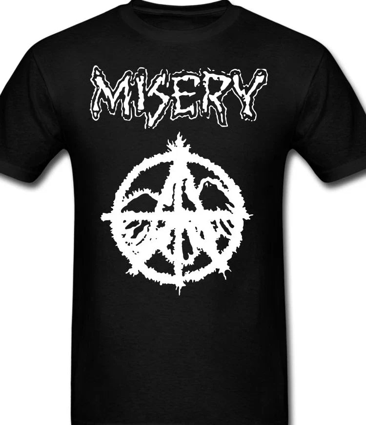 Misery Anarchy Punk Music Band T shirt tee Rock Unisex T-shirt, Sweatshirt, Hoodie, Long Sleeve Tee - T-Shirt, Sweatshirt, Hoodie