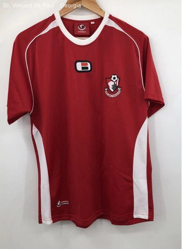 Men's European Vintage Red AFC Bournemoth Soccer Jersey - Size Small Unisex T-shirt, Sweatshirt, Hoodie, Long Sleeve Tee - T-Shirt, Sweatshirt, Hoodie