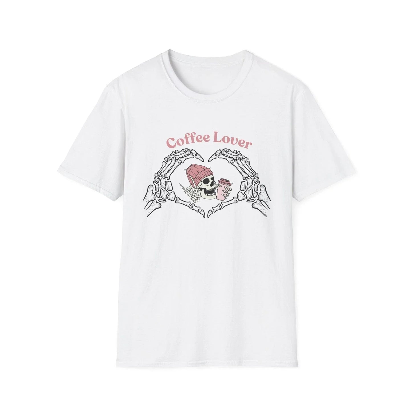 Gothic Shirt Coffee Lover Skeleton Unisex T Shirt Unisex T-shirt, Sweatshirt, Hoodie, Long Sleeve Tee - T-Shirt, Sweatshirt, Hoodie