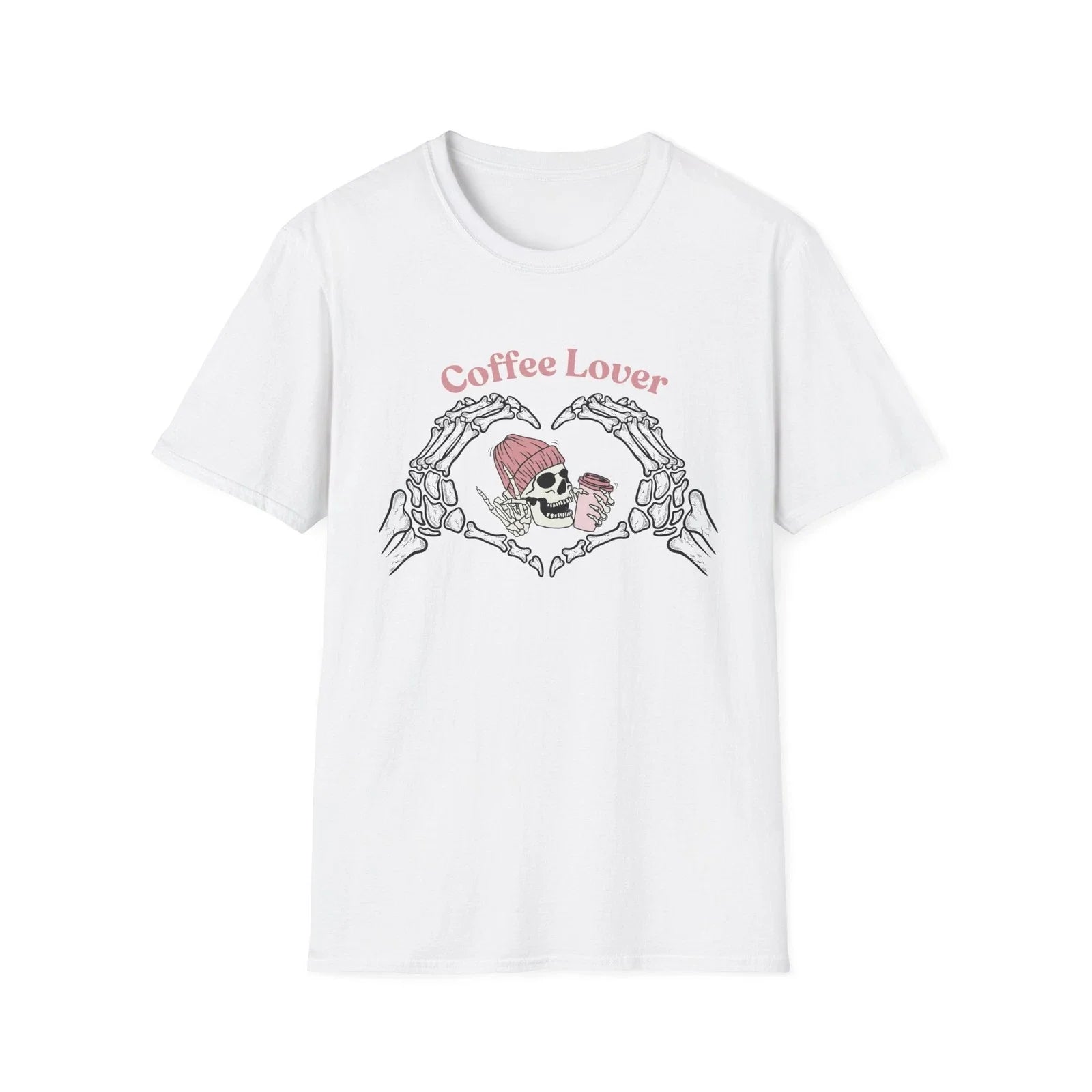 Gothic Shirt Coffee Lover Skeleton Unisex T Shirt Unisex T-shirt, Sweatshirt, Hoodie, Long Sleeve Tee - T-Shirt, Sweatshirt, Hoodie