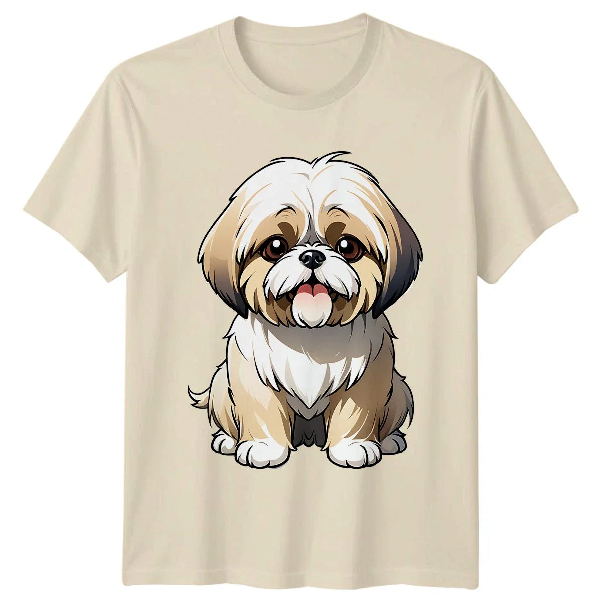 Cute Shih Tzu Dog T-Shirt Shih Tzu Dogs Birthday Gift For Him And Her Unisex T-shirt, Sweatshirt, Hoodie, Long Sleeve Tee - T-Shirt, Sweatshirt, Hoodie