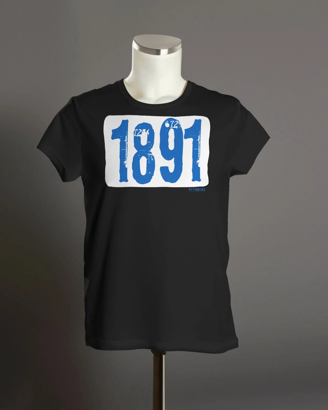 PETERHEAD 1891 T Shirt | Founded | Organic Unisex | Grunge Unisex T-shirt, Sweatshirt, Hoodie, Long Sleeve Tee - T-Shirt, Sweatshirt, Hoodie