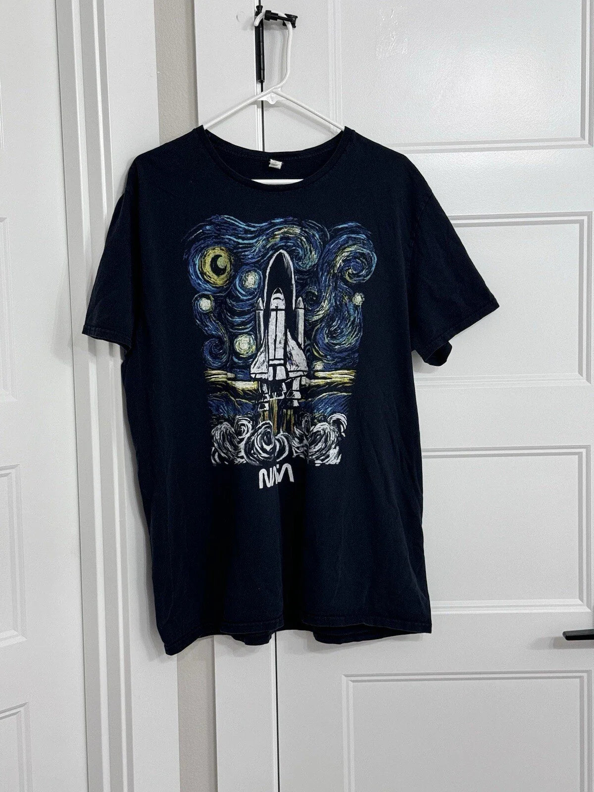 NASA POP ART Spaceship Rocket T-Shirt Size 2XL Unisex T-shirt, Sweatshirt, Hoodie, Long Sleeve Tee - T-Shirt, Sweatshirt, Hoodie