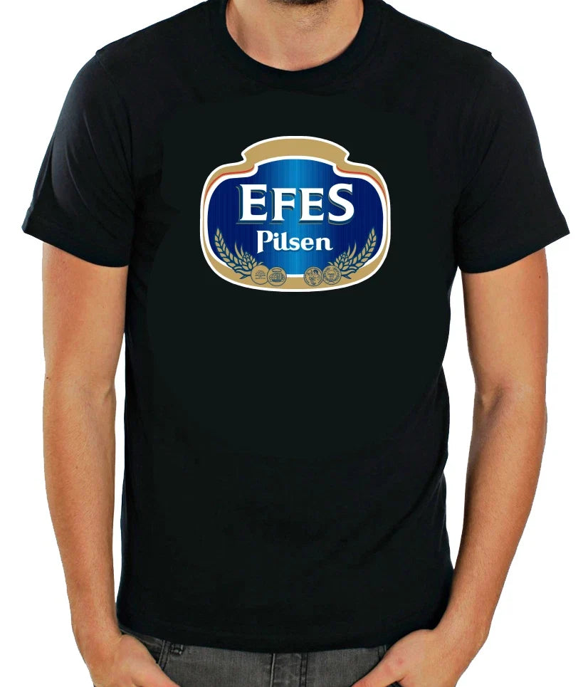 Efes Pilsen Turkish beer Black/White Short Sleeve T Shirt Men E052 Unisex T-shirt, Sweatshirt, Hoodie, Long Sleeve Tee - T-Shirt, Sweatshirt, Hoodie
