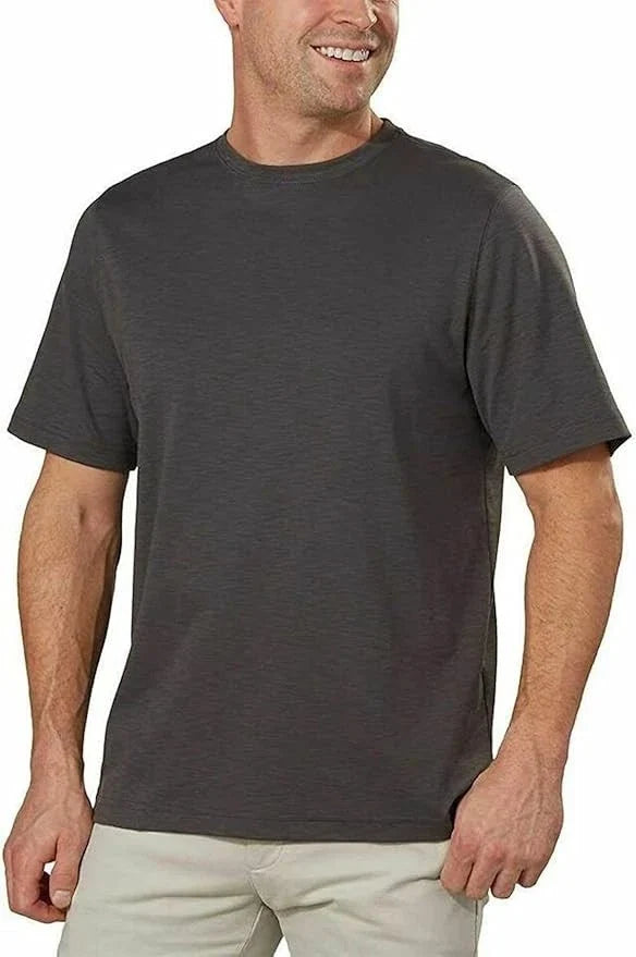 Kirkland Signature Mens Short Sleeve Pima Cotton Slub TShirt, Charcoal, size: L Unisex T-shirt, Sweatshirt, Hoodie, Long Sleeve Tee - T-Shirt, Sweatshirt, Hoodie