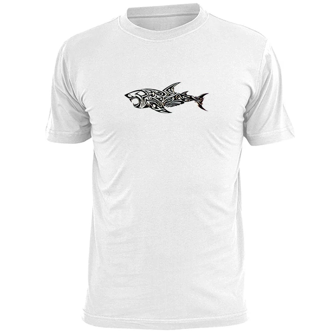 Mens Tribal Maori Shark (v2) T Shirt Wildlife Sea Life Oceans Unisex T-shirt, Sweatshirt, Hoodie, Long Sleeve Tee - T-Shirt, Sweatshirt, Hoodie