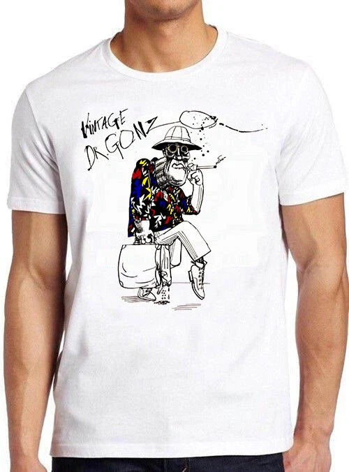 Dr Gonz Cartoon Art Hunter Thompson Meme Movie Funny Gift Tee T Shirt C1201 Unisex T-shirt, Sweatshirt, Hoodie, Long Sleeve Tee - T-Shirt, Sweatshirt, Hoodie