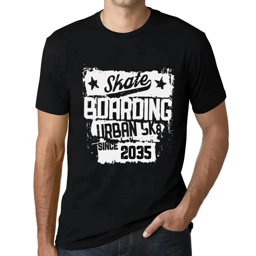 Men's Graphic T-Shirt Urban Skateboard Since 2035 Eco-Friendly Limited Edition Unisex T-shirt, Sweatshirt, Hoodie, Long Sleeve Tee - T-Shirt, Sweatshirt, Hoodie