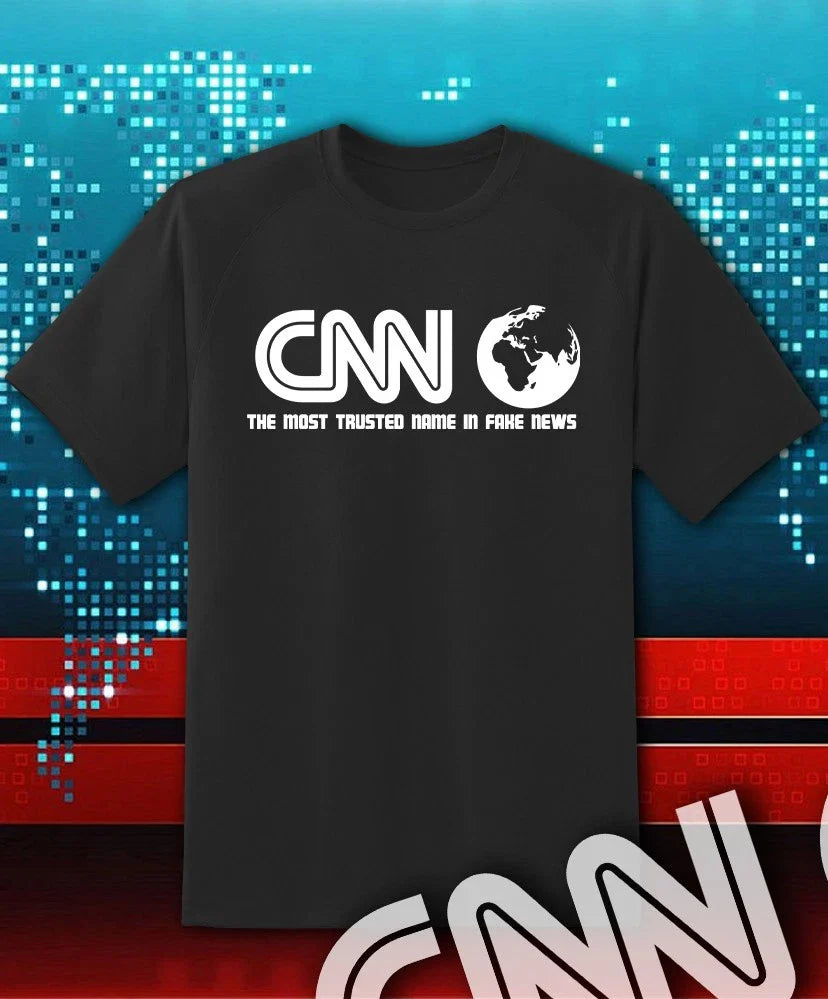 CNN Fake News Network Trump meme  Shirt - Adult & Youth sizes to 6XL Fast Ship!! Unisex T-shirt, Sweatshirt, Hoodie, Long Sleeve Tee - T-Shirt, Sweatshirt, Hoodie