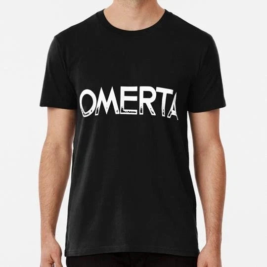 Omerta White Print Size S to 5XL Made in the USA T-Shirt Unisex T-shirt, Sweatshirt, Hoodie, Long Sleeve Tee - T-Shirt, Sweatshirt, Hoodie