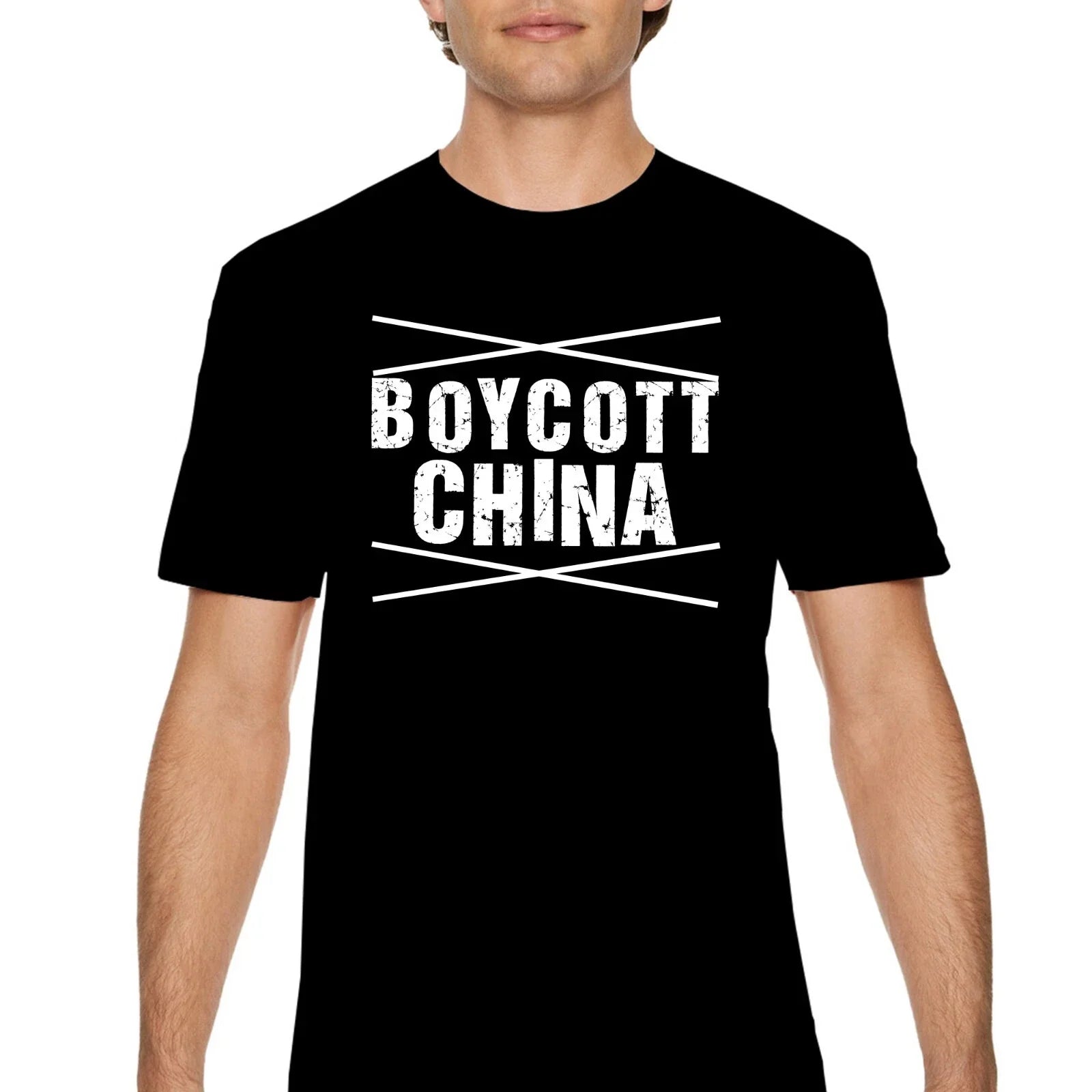 Afterprints Boycott China Retro Meme Tee For Men Women Unisex Printed T-Shirt Unisex T-shirt, Sweatshirt, Hoodie, Long Sleeve Tee - T-Shirt, Sweatshirt, Hoodie