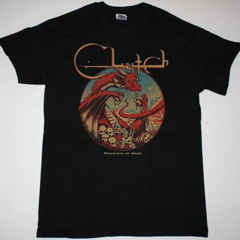 Clutch  Mountain of Bone T-Shirt, Clutch Band T-Shirt, Clutch Rock band Shirt Unisex T-shirt, Sweatshirt, Hoodie, Long Sleeve Tee - T-Shirt, Sweatshirt, Hoodie