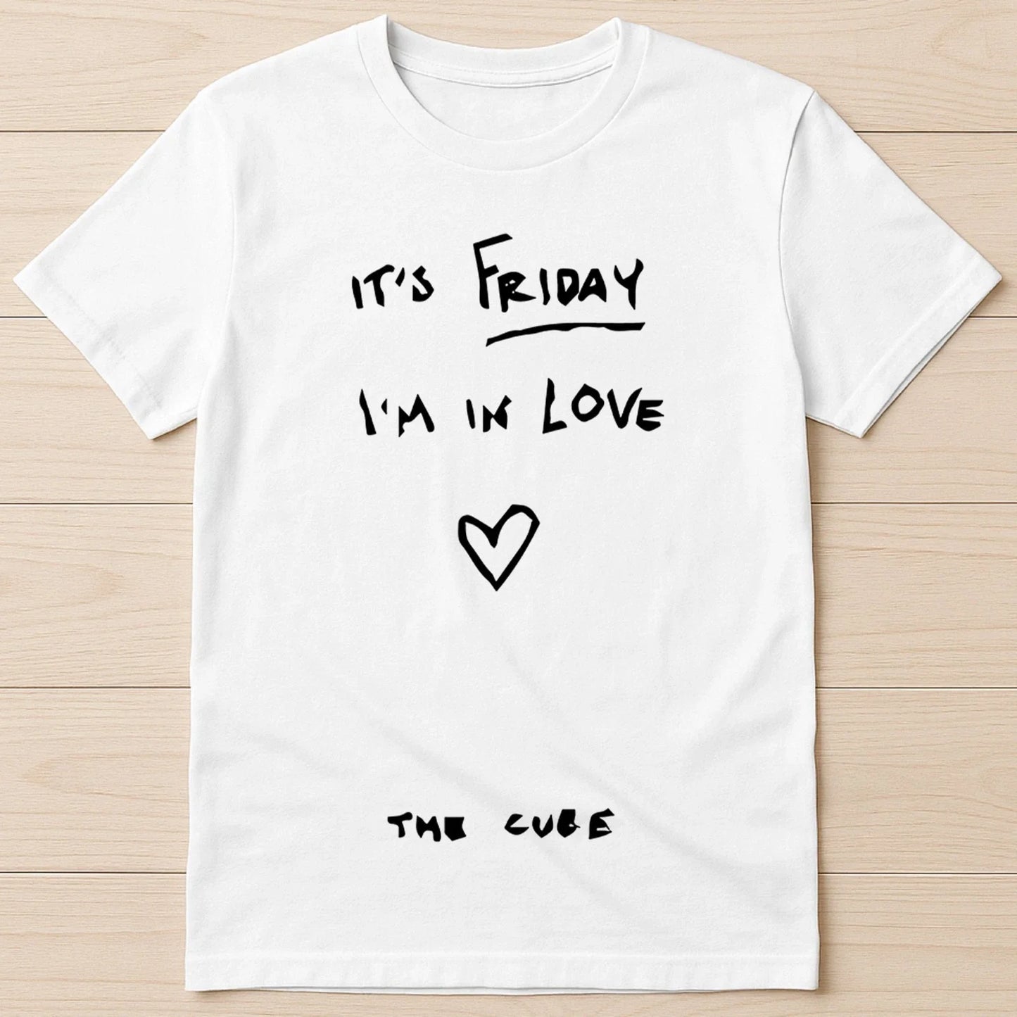 It's Friday i'm in Love The Cure Music Funny Gift Tee T Shirt 3122 Unisex T-shirt, Sweatshirt, Hoodie, Long Sleeve Tee - T-Shirt, Sweatshirt, Hoodie