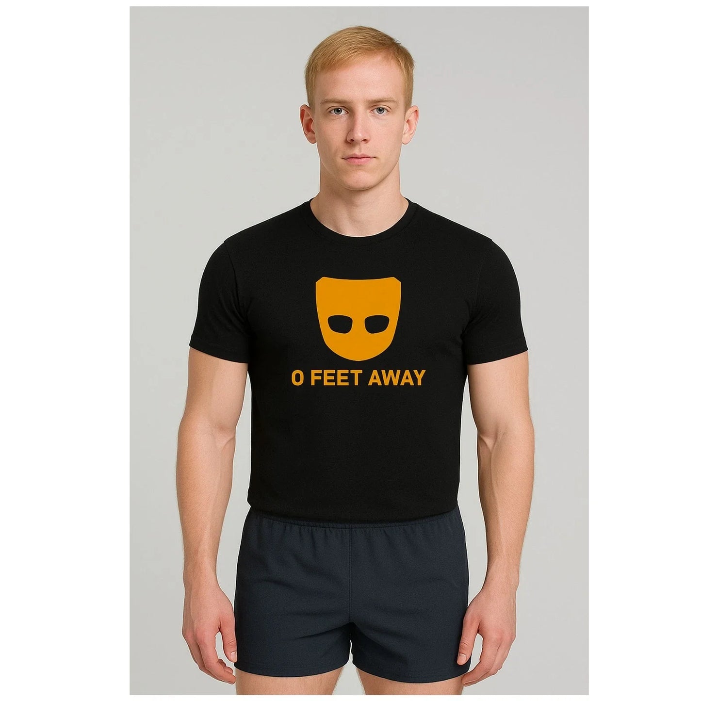 Grindr t shirt mens funny top 0 feet away pride t Unisex T-shirt, Sweatshirt, Hoodie, Long Sleeve Tee - T-Shirt, Sweatshirt, Hoodie