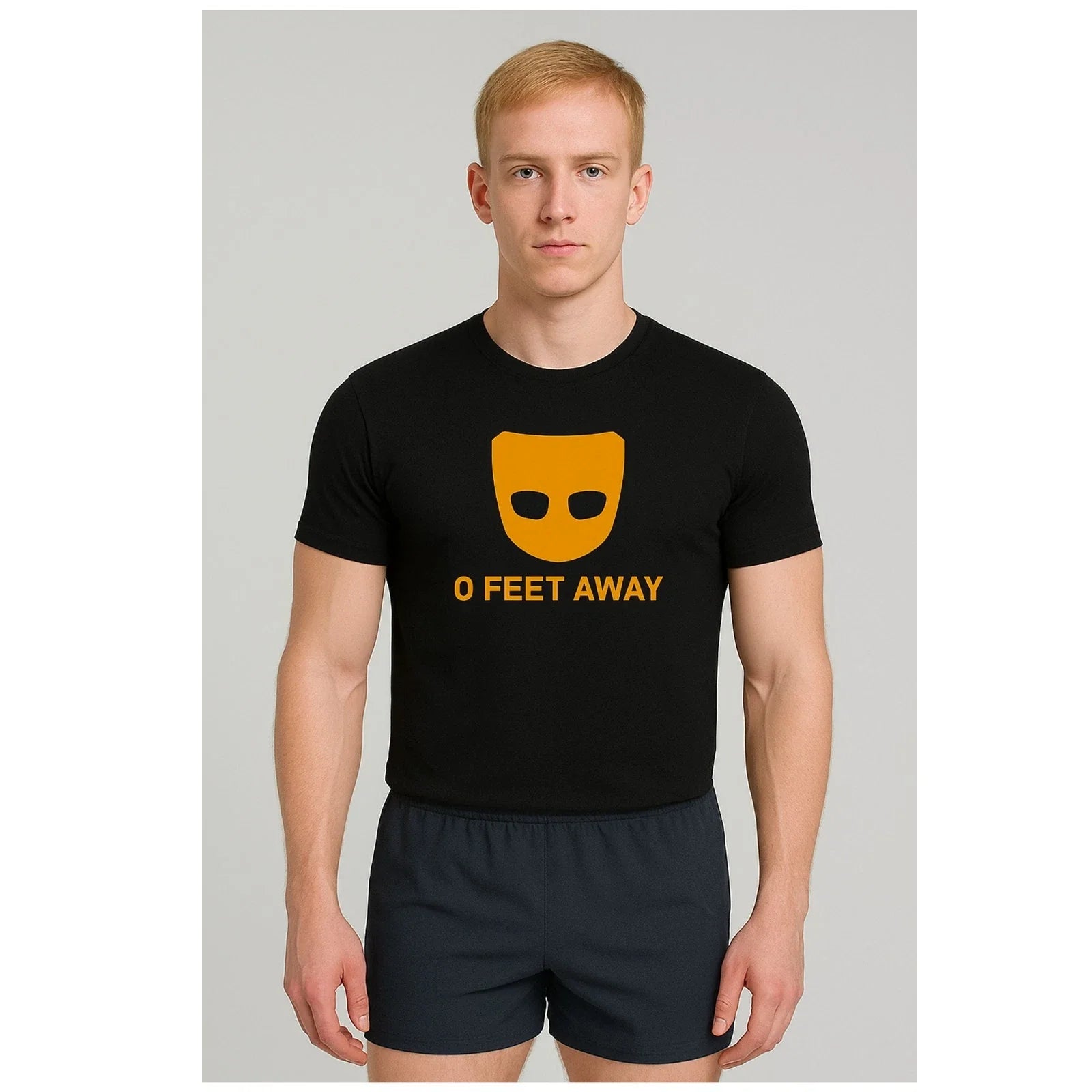 Grindr t shirt mens funny top 0 feet away pride t Unisex T-shirt, Sweatshirt, Hoodie, Long Sleeve Tee - T-Shirt, Sweatshirt, Hoodie