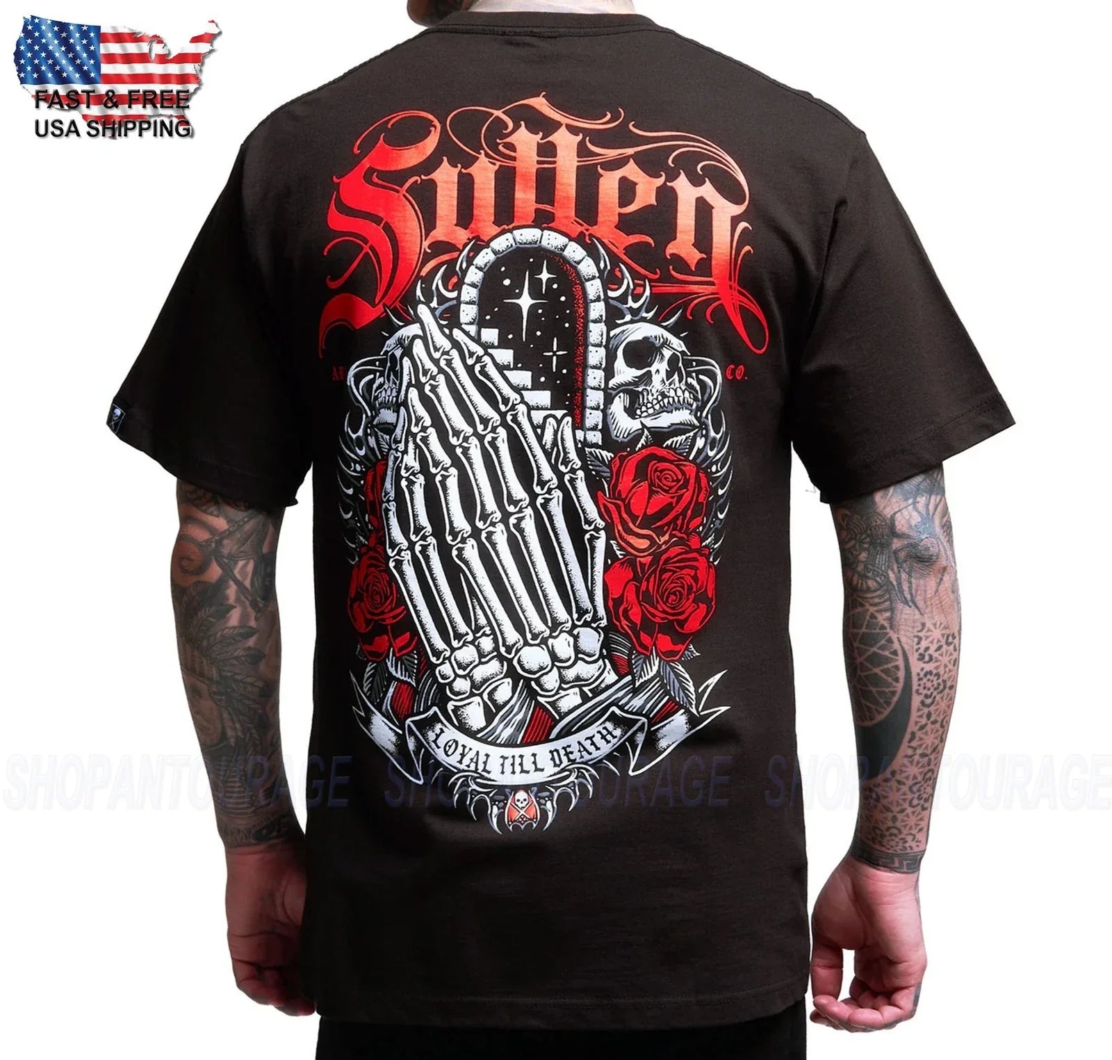 Sullen Art Collective Loyal Till Standard Fit SCM7992 Short Sleeve Men`s T-shirt Unisex T-shirt, Sweatshirt, Hoodie, Long Sleeve Tee - T-Shirt, Sweatshirt, Hoodie