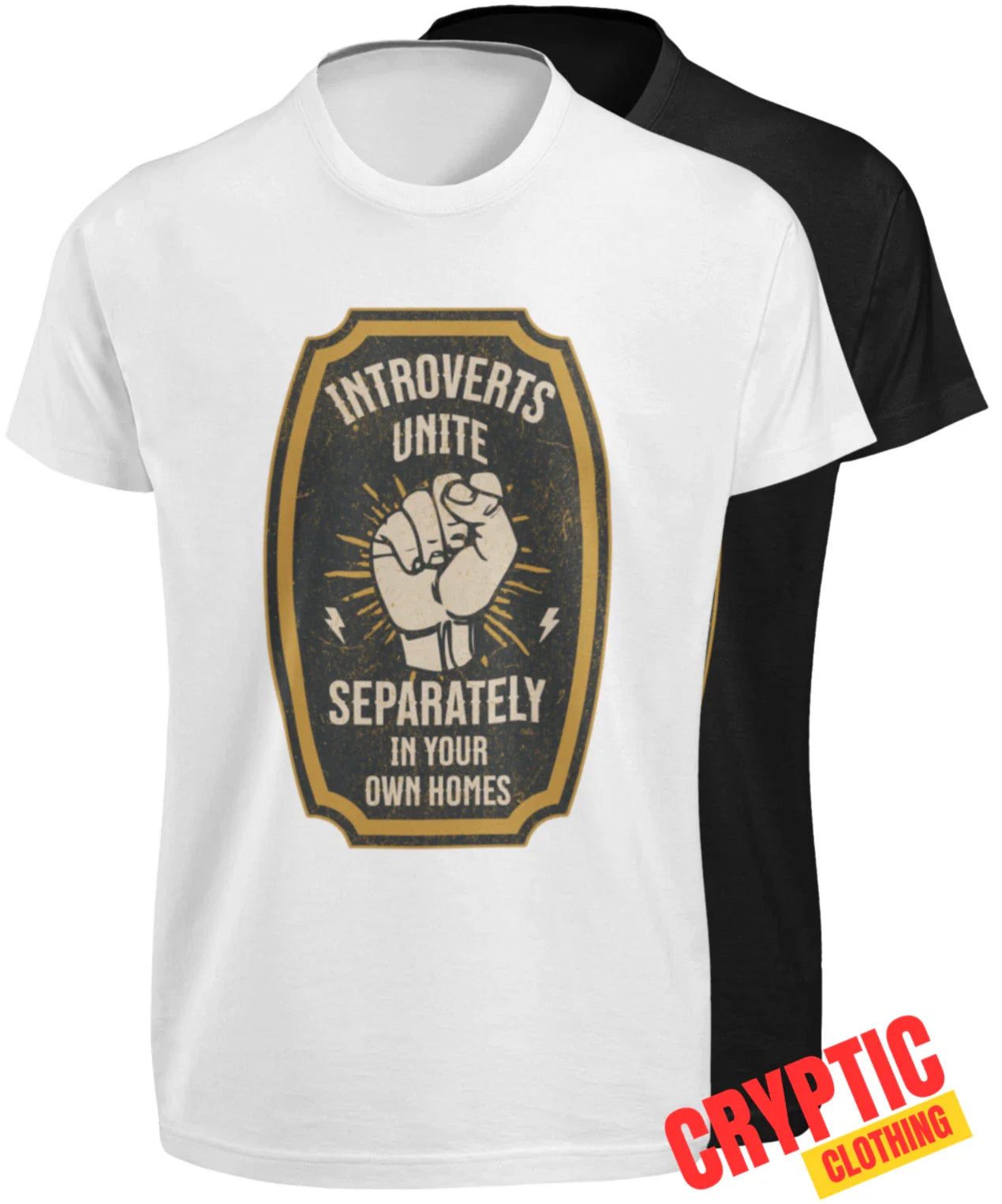 Introverts Unite Separately in Your Own Homes T-SHIRT Hashtag Antisocial Loner Unisex T-shirt, Sweatshirt, Hoodie, Long Sleeve Tee - T-Shirt, Sweatshirt, Hoodie