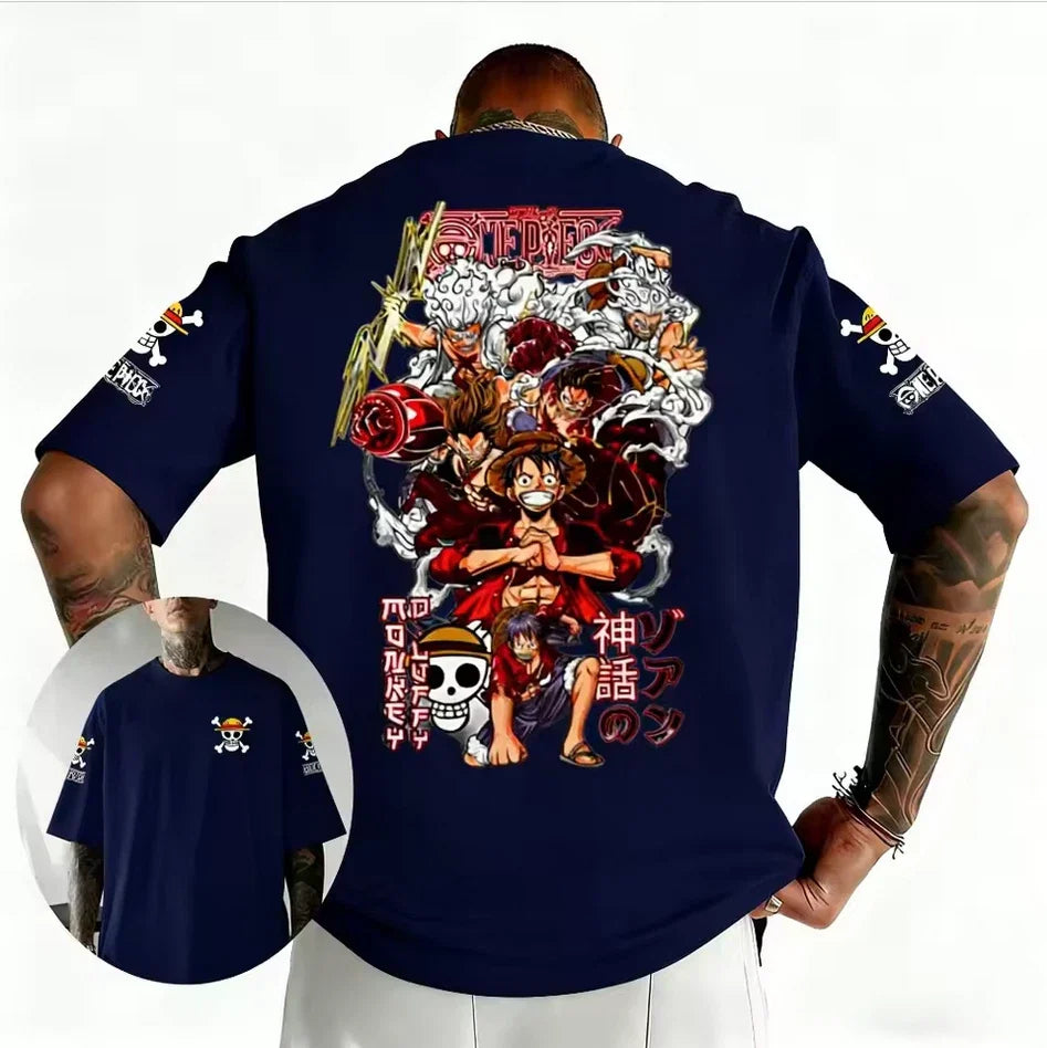 Japanese Anime T-Shirt Unisex Plus Size Printed Y2K Harajuku Streetwear Tee Unisex T-shirt, Sweatshirt, Hoodie, Long Sleeve Tee - T-Shirt, Sweatshirt, Hoodie