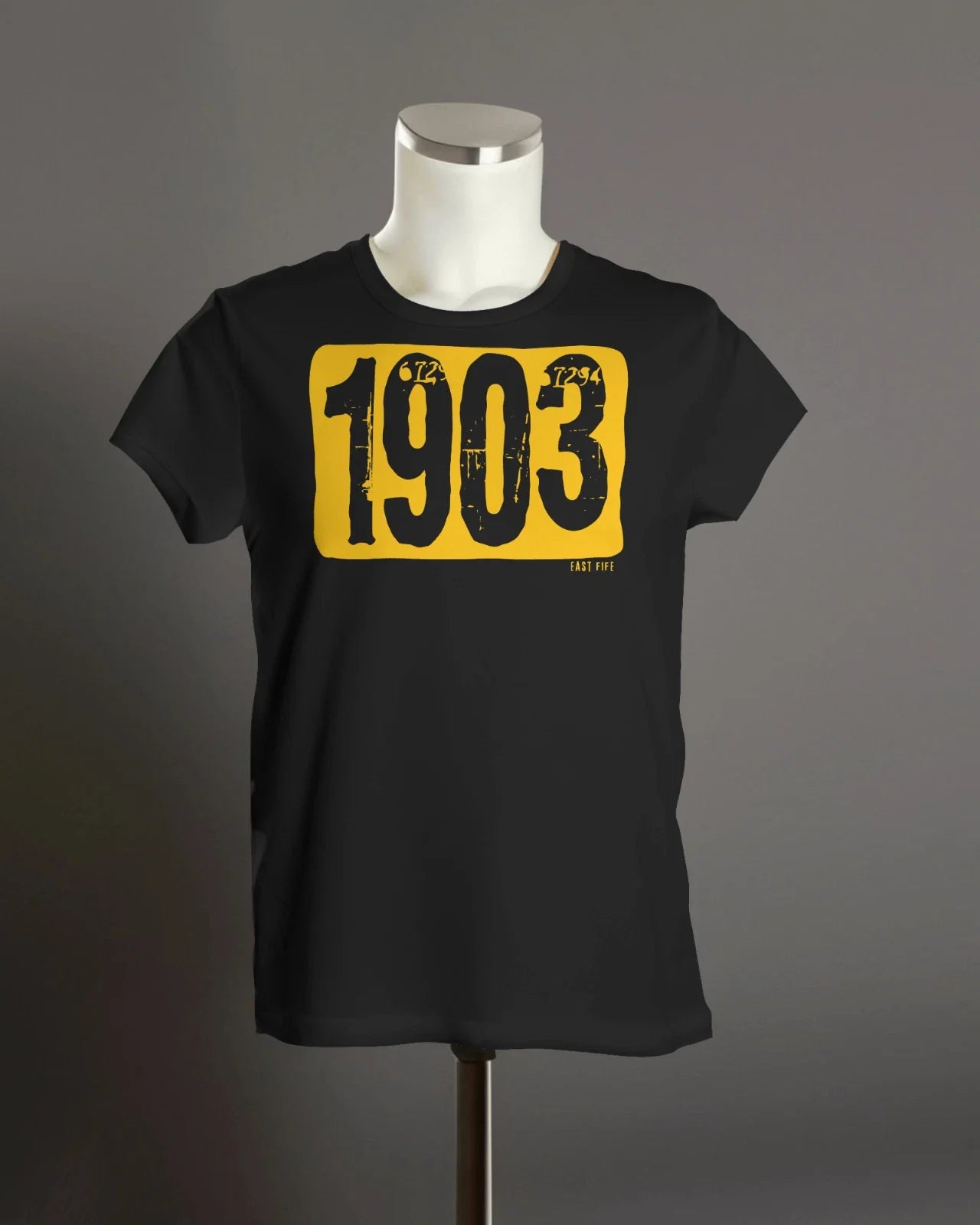 EAST FIFE 1903 T Shirt | Founded | Organic Unisex | Grunge Unisex T-shirt, Sweatshirt, Hoodie, Long Sleeve Tee - T-Shirt, Sweatshirt, Hoodie