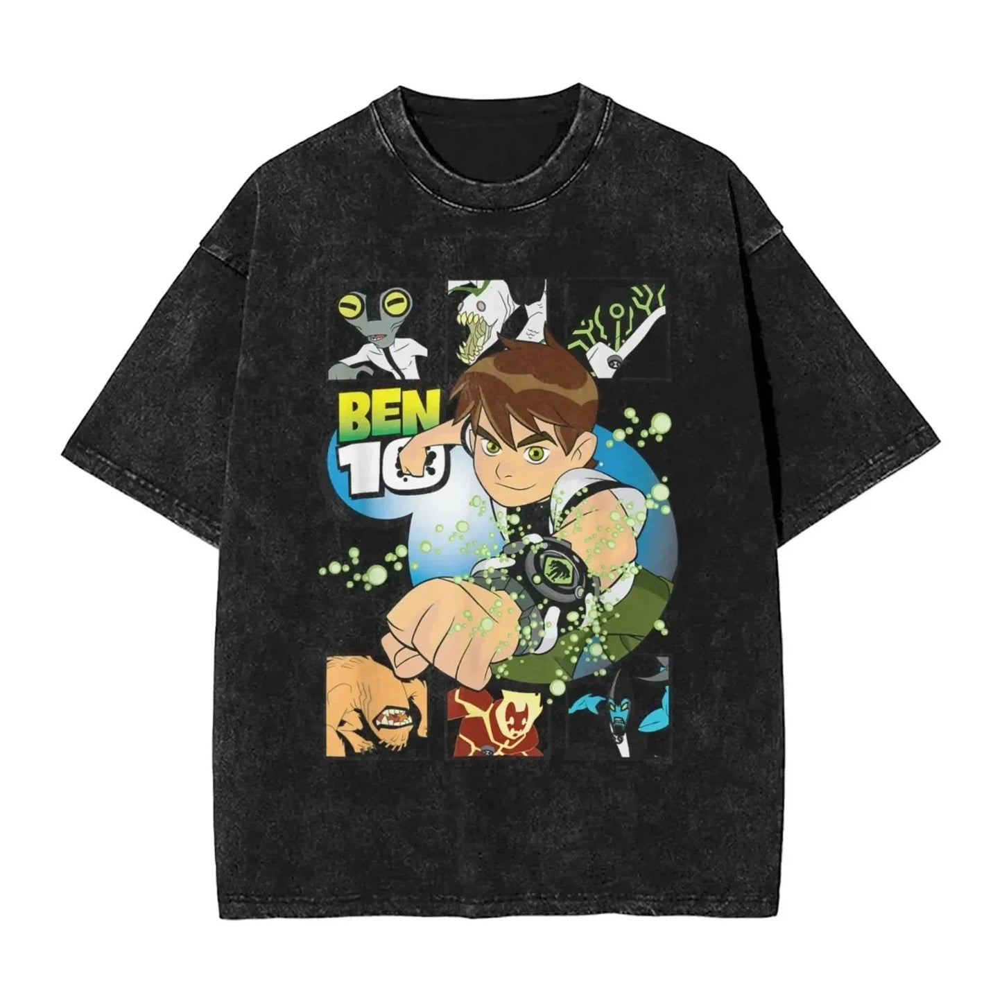 Ben 10 Cotton T-Shirt Graphic Print Ben Ten Alien Cotton Tee Unisex T-shirt, Sweatshirt, Hoodie, Long Sleeve Tee - T-Shirt, Sweatshirt, Hoodie