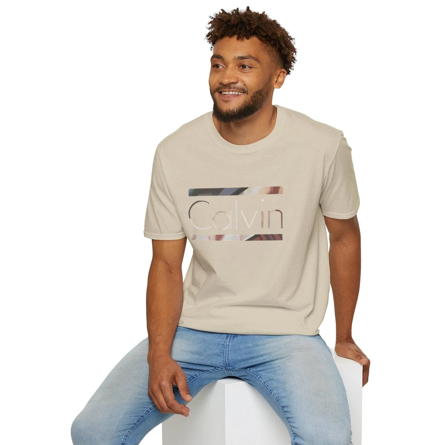 Calvin Softstyle Unisex T Shirt Trendy Casual for Everyday Wear, Stylish Apparel Unisex T-shirt, Sweatshirt, Hoodie, Long Sleeve Tee - T-Shirt, Sweatshirt, Hoodie