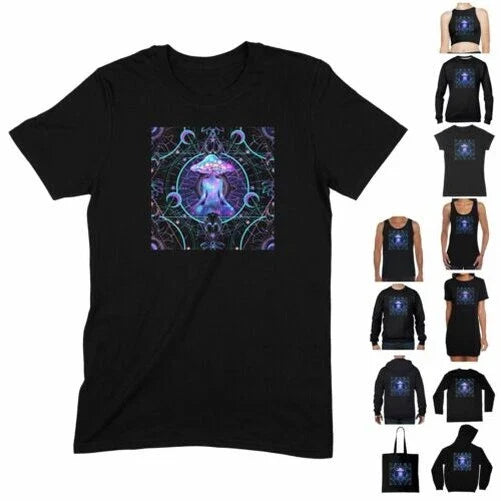 Magic Mushrooms Meditation Psychedelic T-Shirt - Flipant Boho Hippie Hipster Yoga Unisex T-shirt, Sweatshirt, Hoodie, Long Sleeve Tee - T-Shirt, Sweatshirt, Hoodie