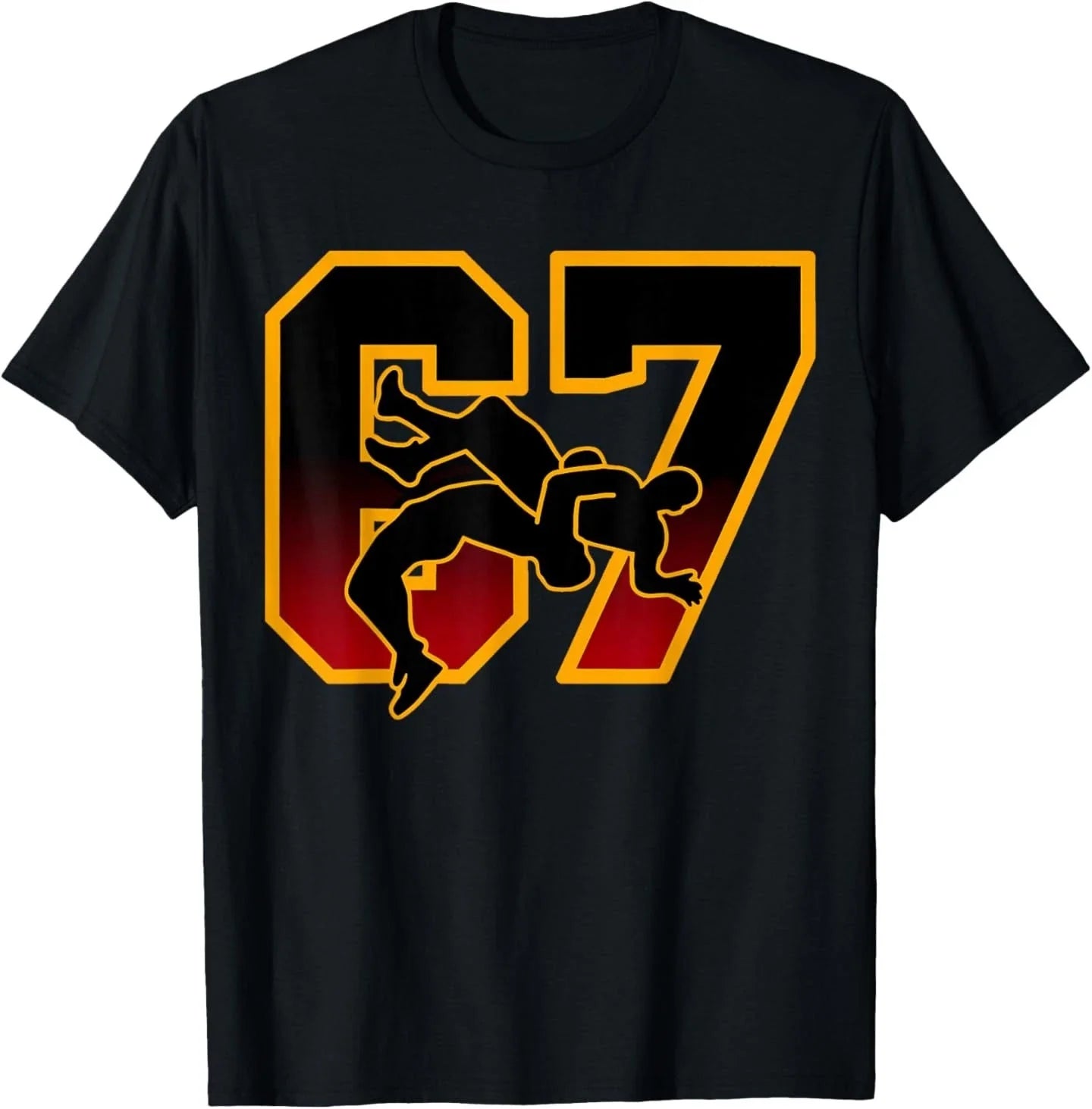 Funny Wrestling 67 Six Seven Meme Gift for Men Women T-Shirt Unisex T-shirt, Sweatshirt, Hoodie, Long Sleeve Tee - T-Shirt, Sweatshirt, Hoodie