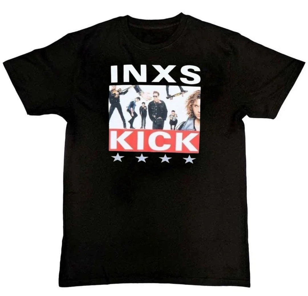 INXS Kick Album Cover Music Retro Graphic Print Mens T-Shirt S M L XL 2 3 4 XL Unisex T-shirt, Sweatshirt, Hoodie, Long Sleeve Tee - T-Shirt, Sweatshirt, Hoodie