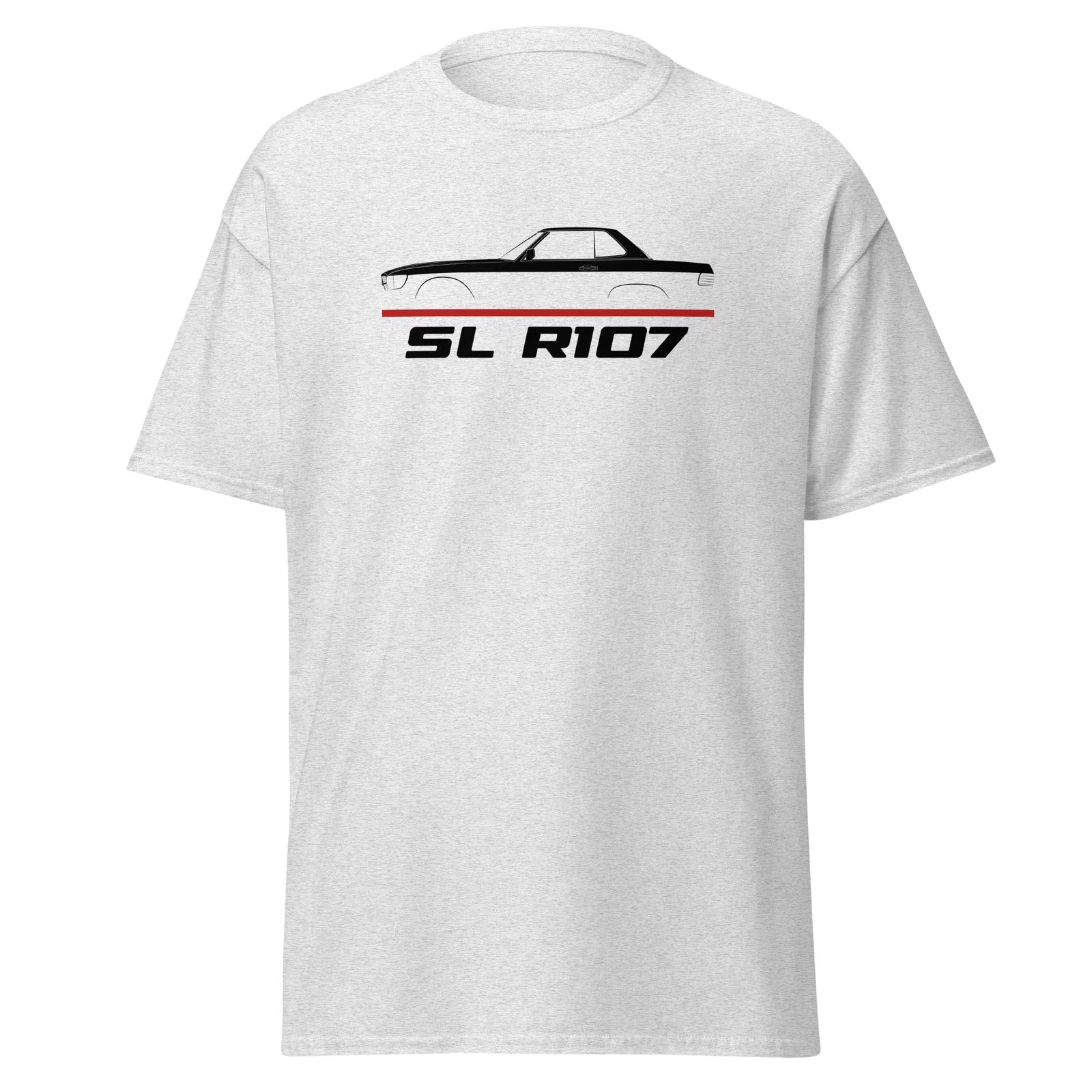 Premium T-Shirt For Mercedes SL Hardtop R107 1971-1989 Car Fans Birthday Gift Unisex T-shirt, Sweatshirt, Hoodie, Long Sleeve Tee - T-Shirt, Sweatshirt, Hoodie