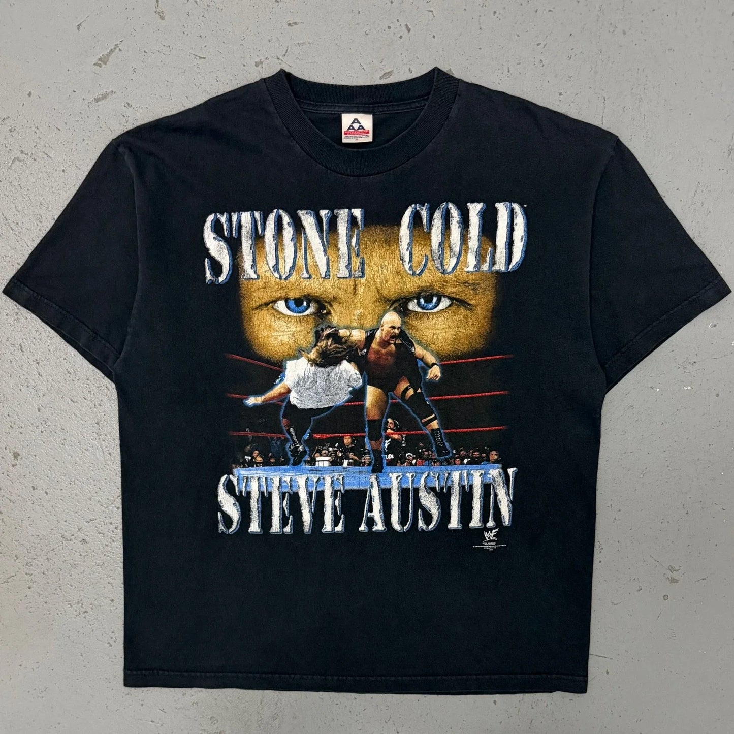 Vintage 1999 WWF Stone Cold Steve Austin Rare Wrestling T Shirt XL Unisex T-shirt, Sweatshirt, Hoodie, Long Sleeve Tee - T-Shirt, Sweatshirt, Hoodie