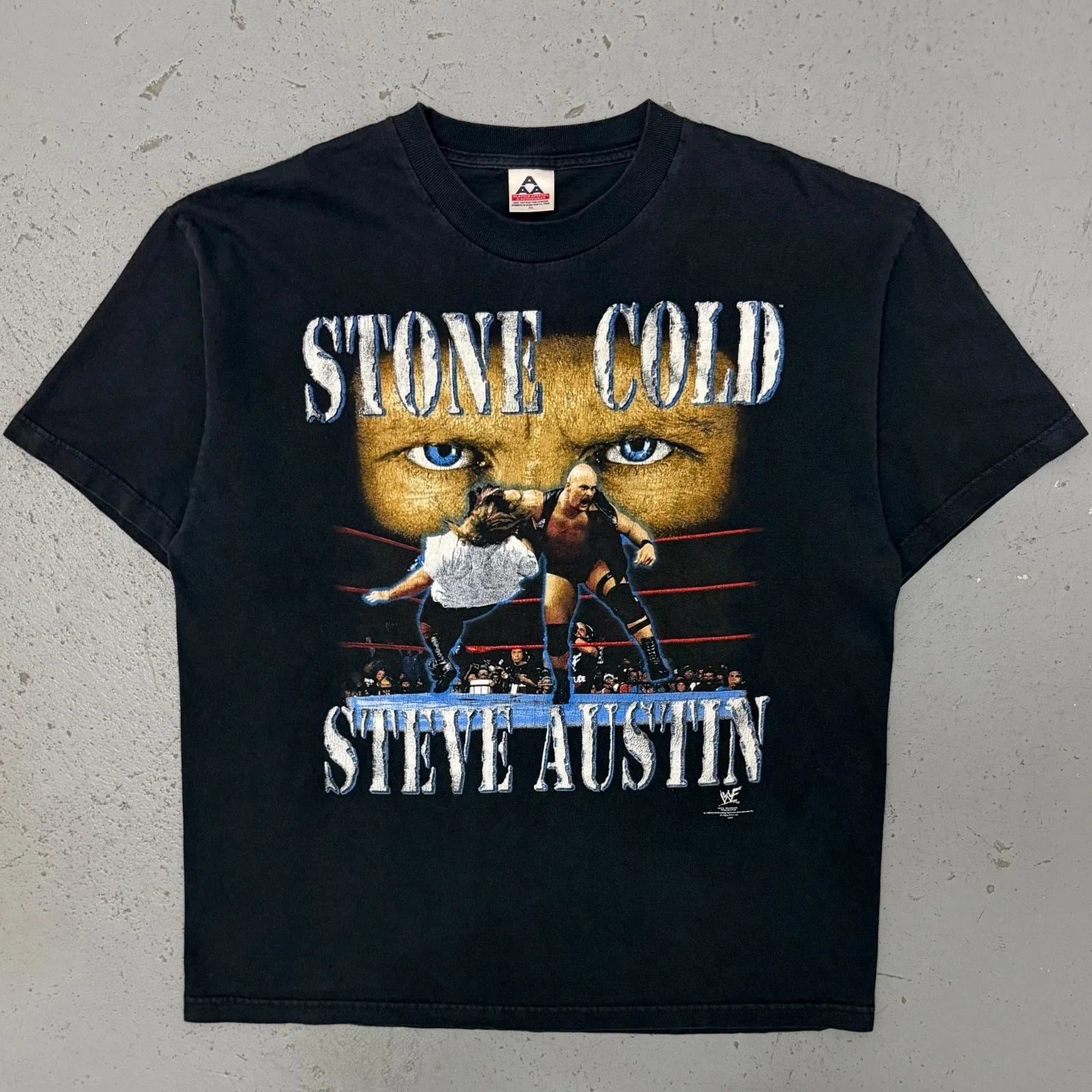 Vintage 1999 WWF Stone Cold Steve Austin Rare Wrestling T Shirt XL Unisex T-shirt, Sweatshirt, Hoodie, Long Sleeve Tee - T-Shirt, Sweatshirt, Hoodie
