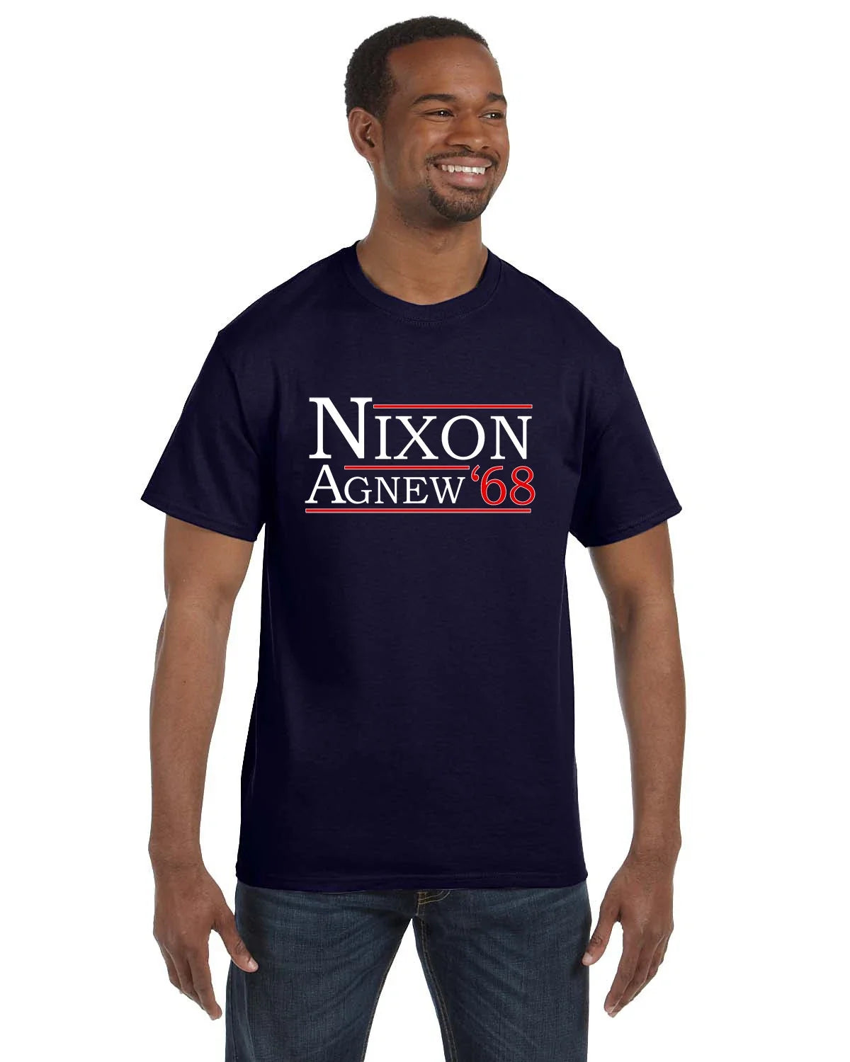Nixon Agnew '68 men's tee shirt political funny nostalgic all colors and sizes! Unisex T-shirt, Sweatshirt, Hoodie, Long Sleeve Tee - T-Shirt, Sweatshirt, Hoodie