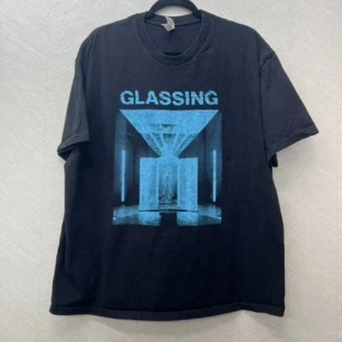 American Apparel Crew Neck Glassing Ice Storm Band Graphic Black T-Shirt Mens XL Unisex T-shirt, Sweatshirt, Hoodie, Long Sleeve Tee - T-Shirt, Sweatshirt, Hoodie
