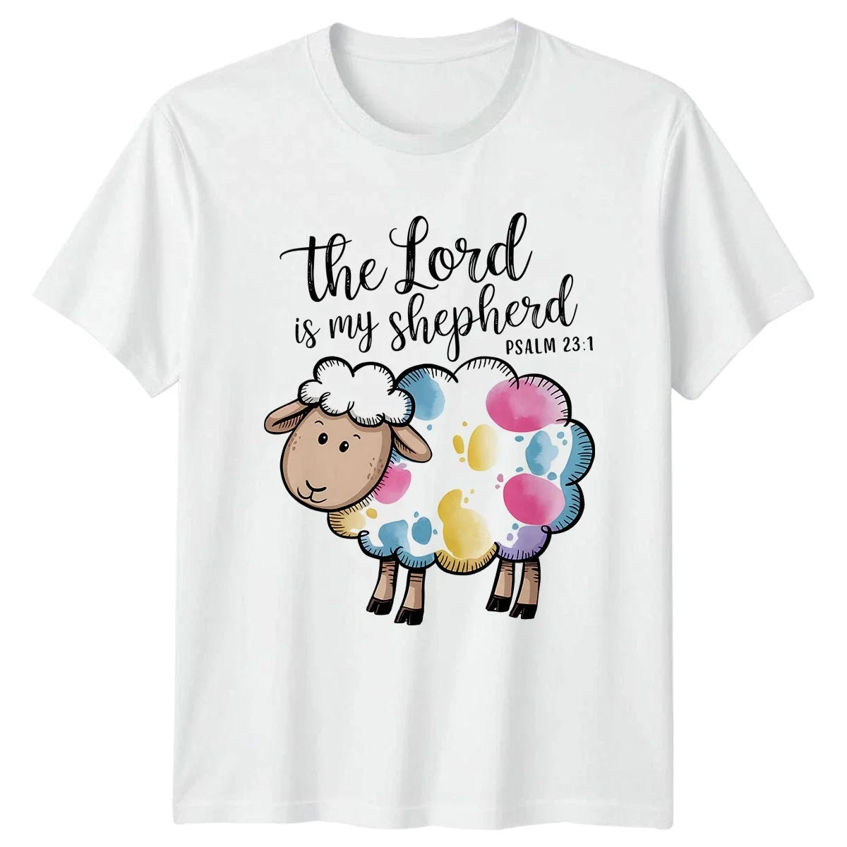 The Lord Is My Shepherd Womens T-Shirt Psalm 23 Faith Gift For Her Unisex T-shirt, Sweatshirt, Hoodie, Long Sleeve Tee - T-Shirt, Sweatshirt, Hoodie