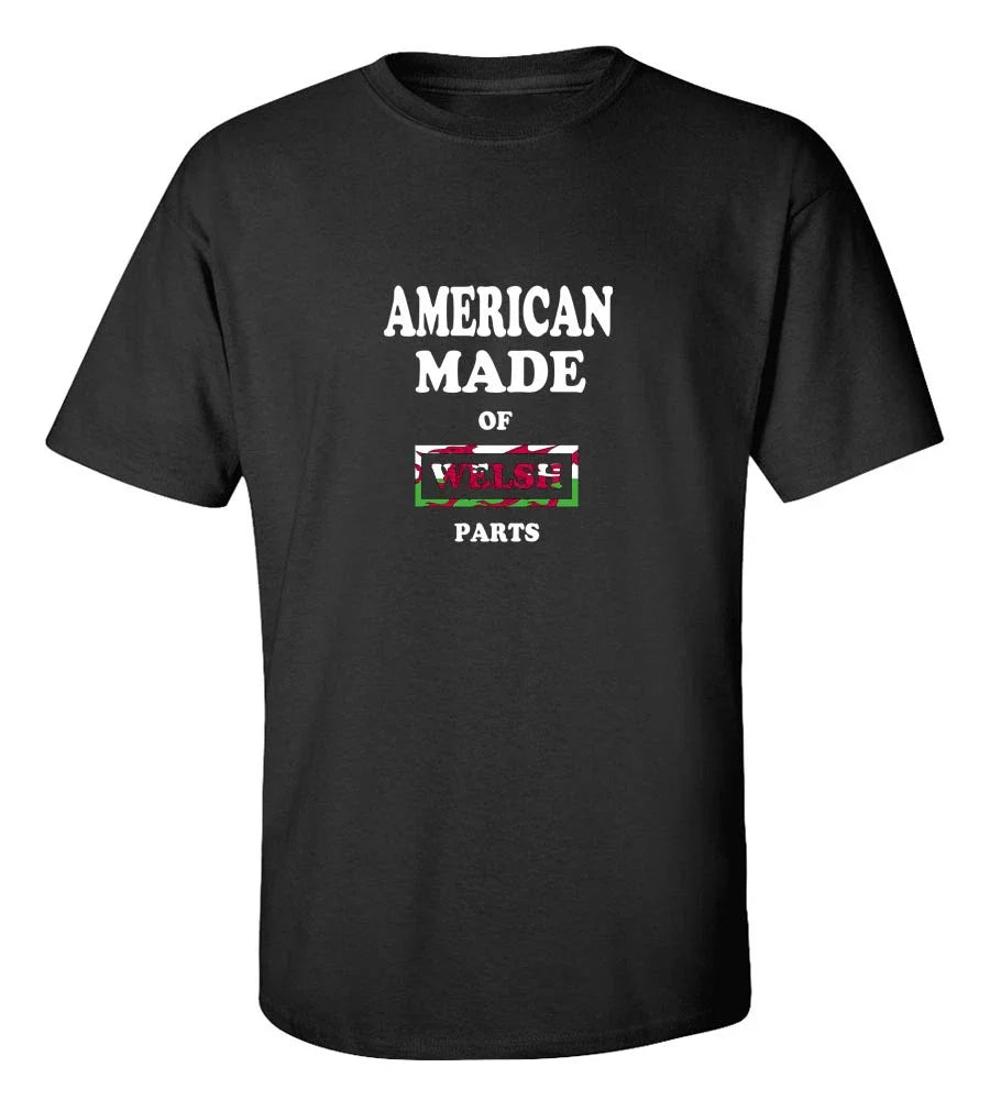 Welsh American Heritage T-Shirt Wales Pride Roots USA Gift Tee Unisex T-shirt, Sweatshirt, Hoodie, Long Sleeve Tee - T-Shirt, Sweatshirt, Hoodie