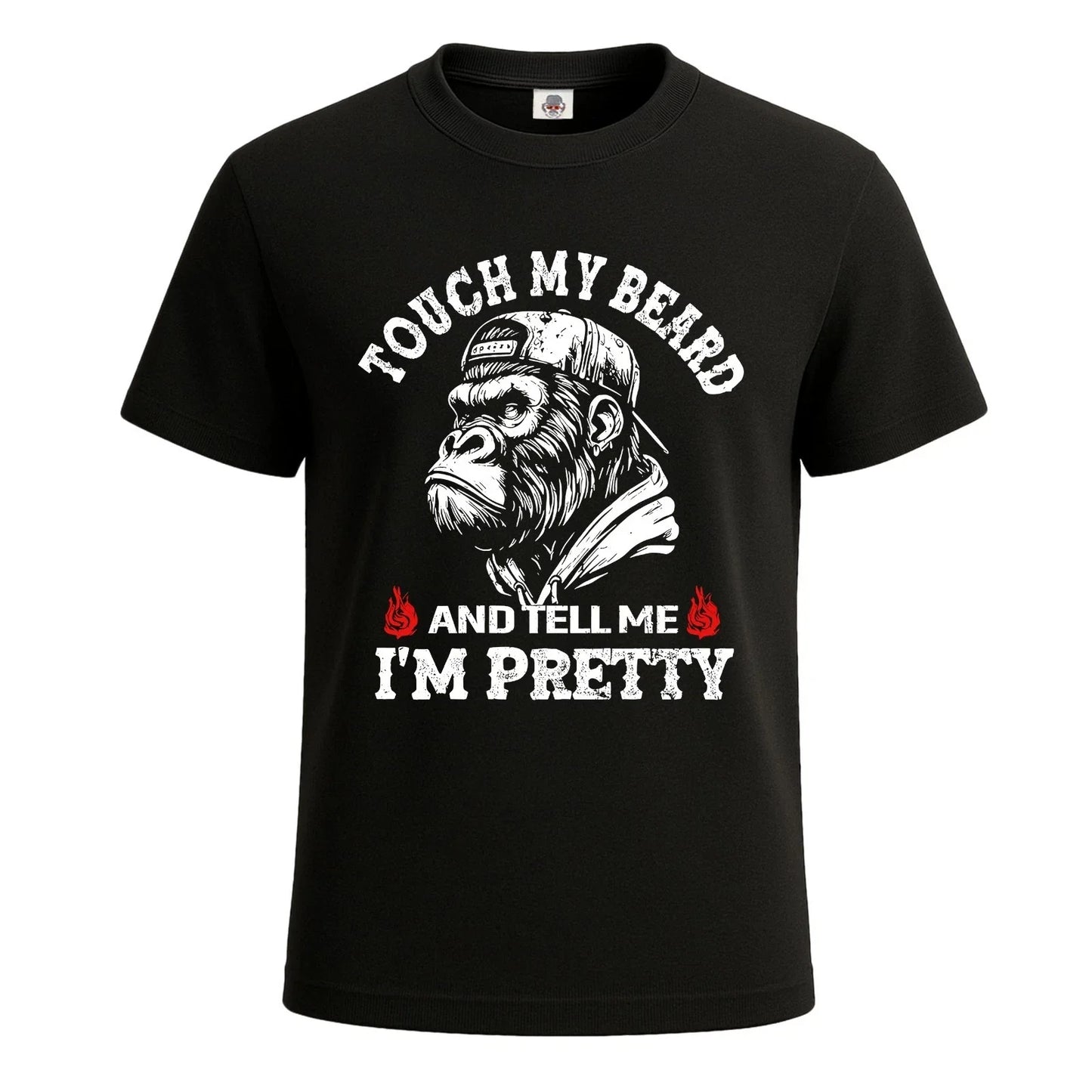 TOUCH MY BEARD AND TELL ME Funny Slogan Mens T-Shirt Novelty Party Gift Tee Top Unisex T-shirt, Sweatshirt, Hoodie, Long Sleeve Tee - T-Shirt, Sweatshirt, Hoodie