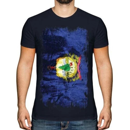 Vermont State Men's Grunge Flag T-Shirt Vermonter Shirt Jersey Gift Unisex T-shirt, Sweatshirt, Hoodie, Long Sleeve Tee - T-Shirt, Sweatshirt, Hoodie