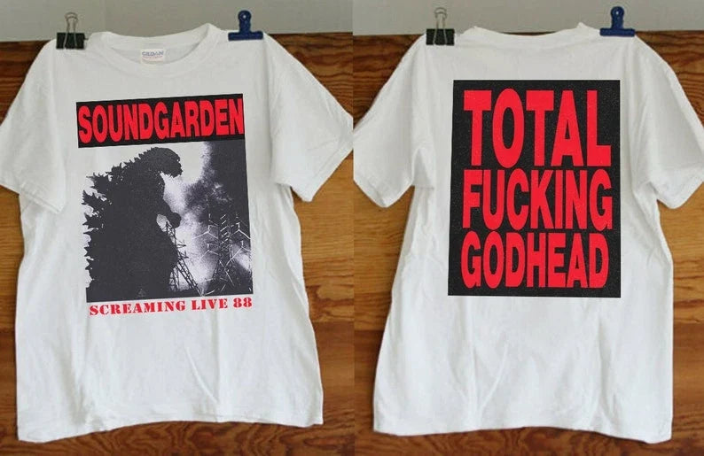 Soundgarden Screaming Live 88 Total Fxxk ng Godhead Unisex T-Shirt Unisex T-shirt, Sweatshirt, Hoodie, Long Sleeve Tee - T-Shirt, Sweatshirt, Hoodie