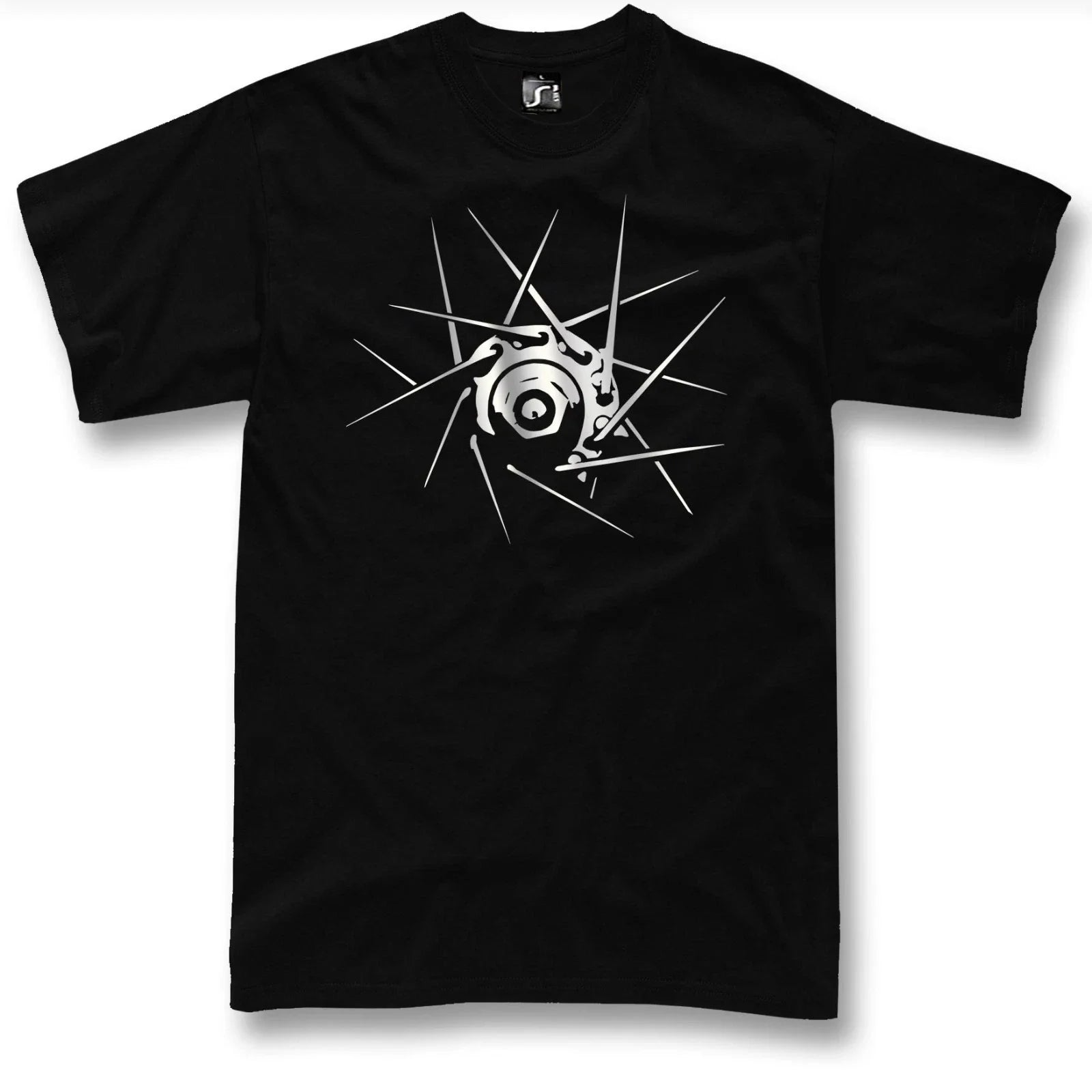 Cycling Wheel Hub T-Shirt Minimal Bike Spokes Design Cyclist Bicycle Tee Unisex T-shirt, Sweatshirt, Hoodie, Long Sleeve Tee - T-Shirt, Sweatshirt, Hoodie